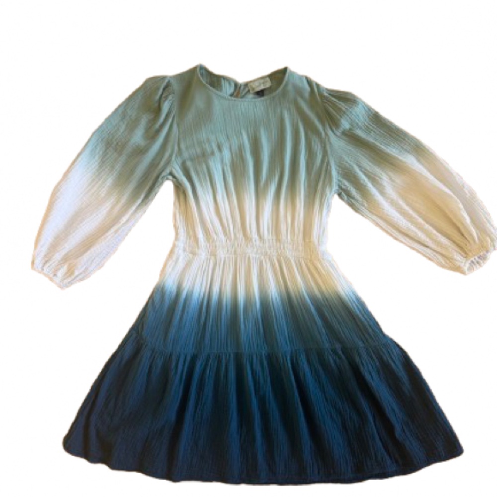 Universal Thread Seafoam Green and Navy Dress